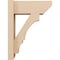 Ekena Millwork 5 1/2-in W x 12-in D x 16-in H Balboa Slat Rough Cedar Woodgrain TimberThane Outlooker, Primed Tan OUTUR055X12X16BOA24RCPR - alternate 3